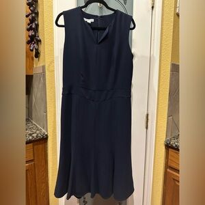 Pendleton Elegant Navy Blue Sleeveless Dress size 10